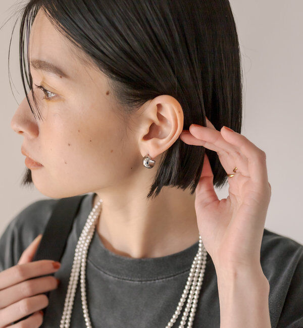  「【R.good(アールドットグッド)】miniHOOPピアス」|ピアス|