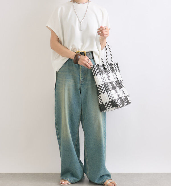  「【やわらかな着心地】ハーフスリーブダンボールプルオーバー」|Tシャツ・カットソー|