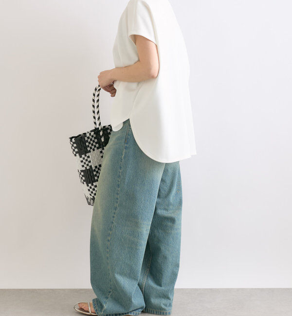  「【やわらかな着心地】ハーフスリーブダンボールプルオーバー」|Tシャツ・カットソー|