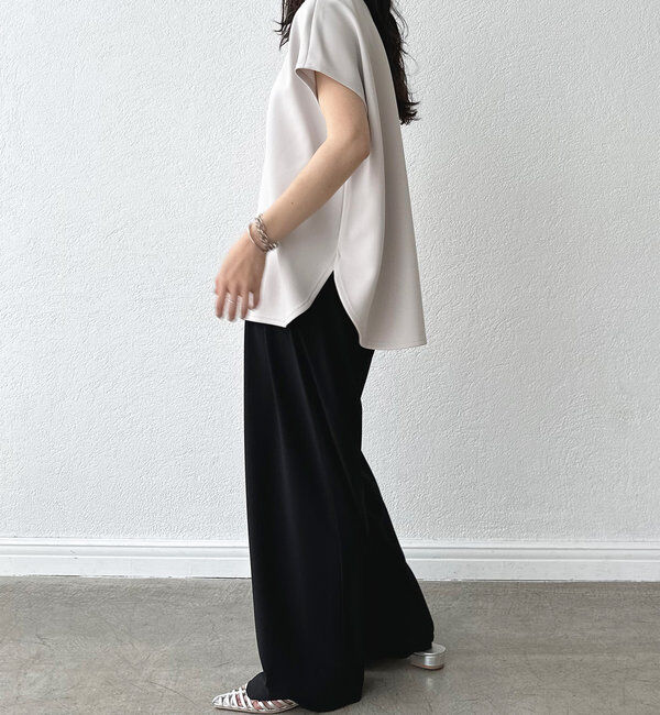  「【やわらかな着心地】ハーフスリーブダンボールプルオーバー」|Tシャツ・カットソー|