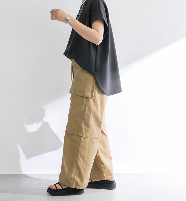  「【やわらかな着心地】ハーフスリーブダンボールプルオーバー」|Tシャツ・カットソー|