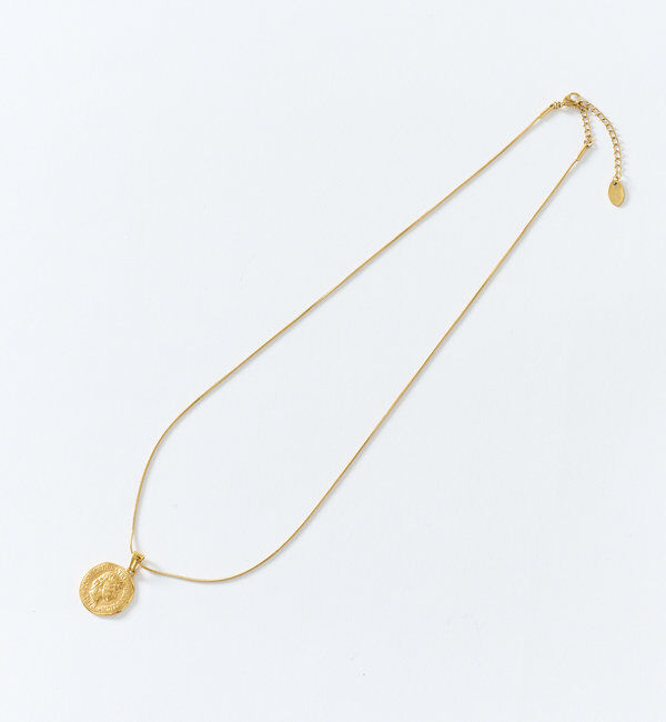  「【R.good(アールドットグッド)】コインショートネックレス」|リング|