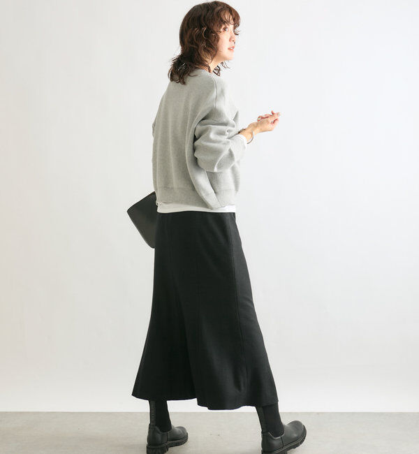  「【キャッチーなロゴがポイント】パイル刺繍ニット」|ニット・セーター|