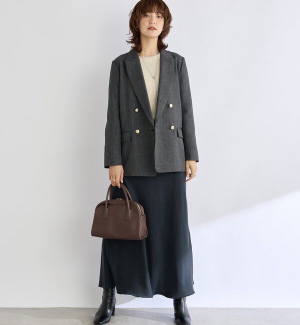  「【キレイめにもカジュアルにも】レザーボストン」|トートバッグ|