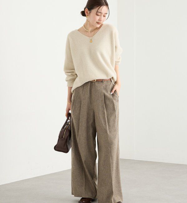  「【キレイめにもカジュアルにも】レザーボストン」|トートバッグ|