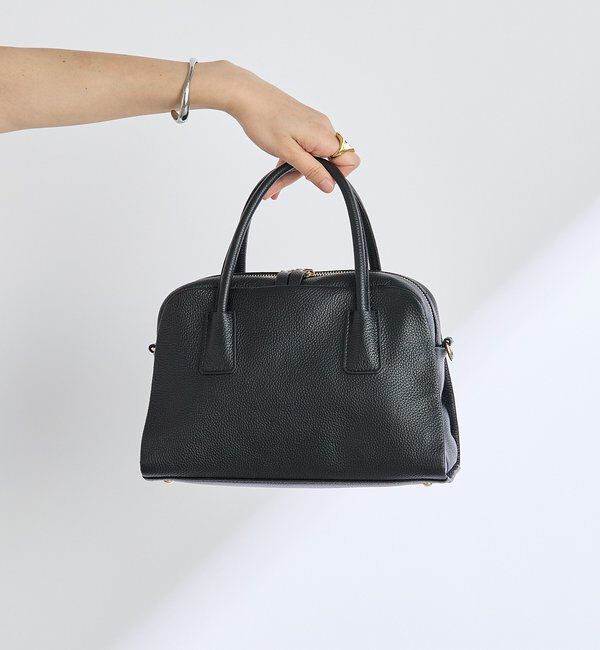  「【キレイめにもカジュアルにも】レザーボストン」|トートバッグ|