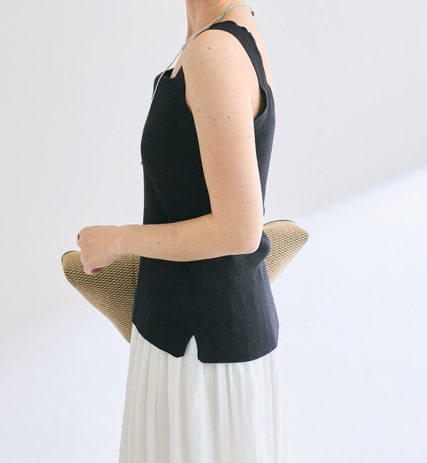  「【アンサンブル対応可】シルク混2wayニットキャミ」|ニット・セーター|