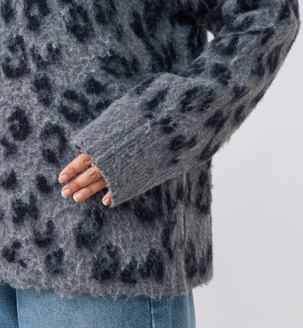  「レオパードシャギーニット」|ニット・セーター|