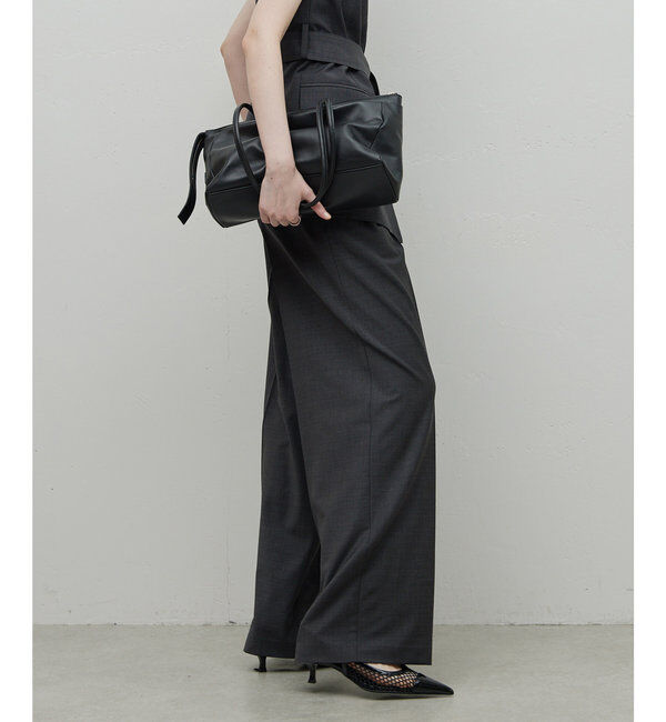  「【セットアップ/スリーピース対応】ウーステッド2タックパンツ」|スラックス|