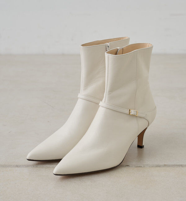  「【2.718】ベルトショートブーツ」|ショートブーツ|