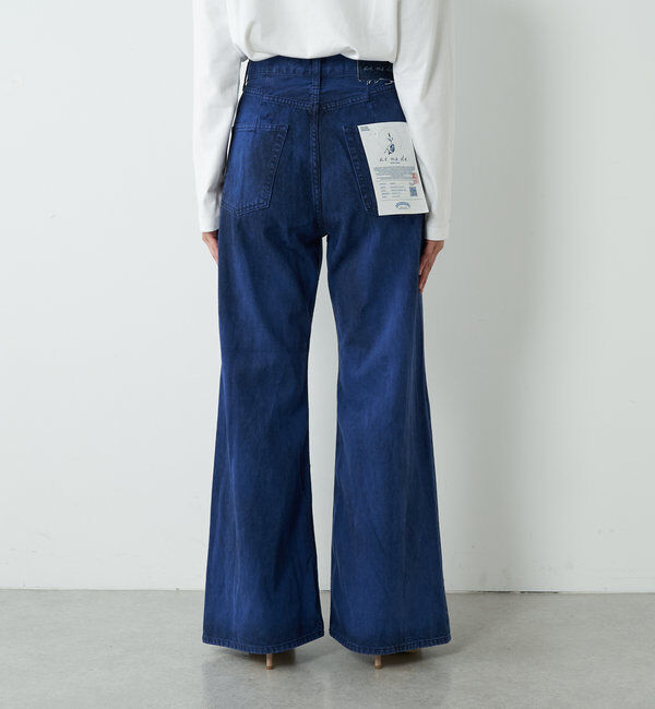  「【ai no de】ogamoレザーライクバギーパンツ」|デニム|