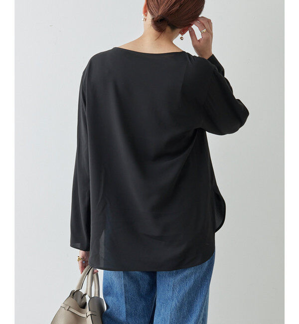  「ラウンドブラウスTee」|シャツ・ブラウス|