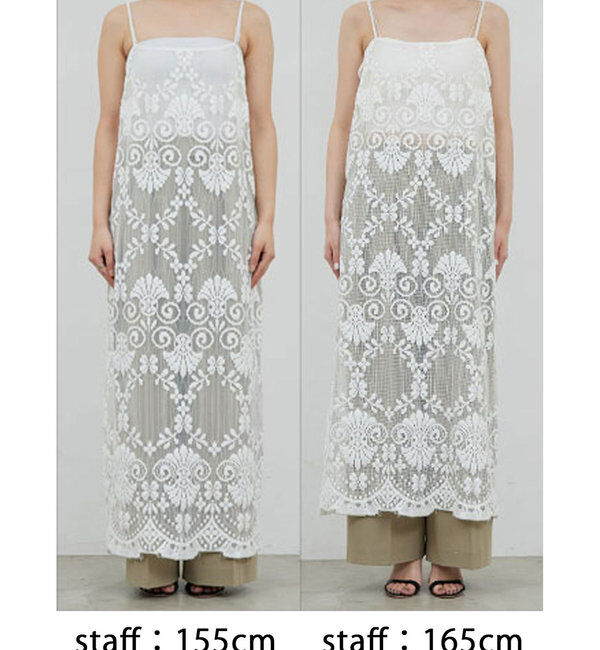  「レースキャミワンピース」|ワンピース|