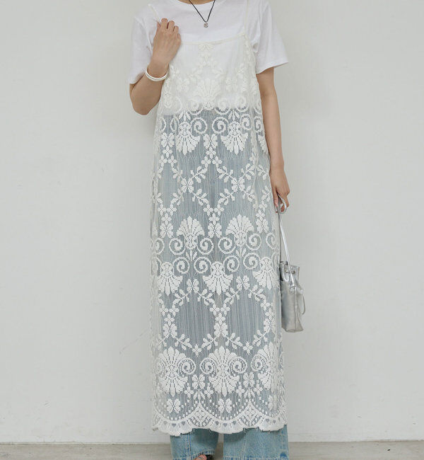  「レースキャミワンピース」|ワンピース|