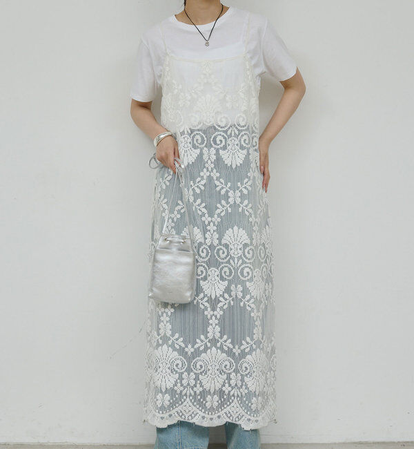  「レースキャミワンピース」|ワンピース|