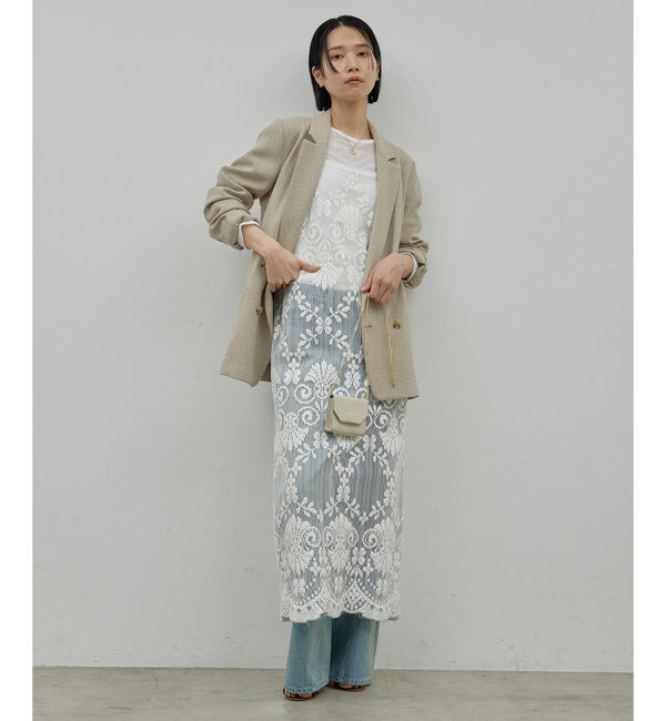  「レースキャミワンピース」|ワンピース|