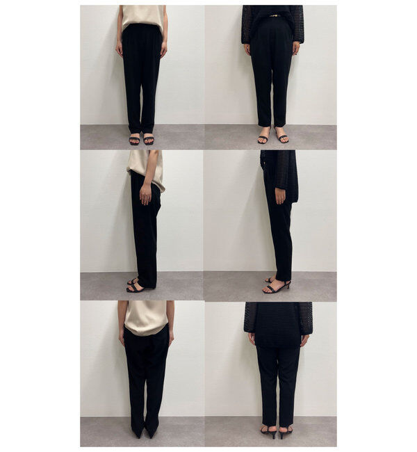  「【-3kg見えパンツ】【リニューアル！】ジャージーテーパードパンツ」|チノ|