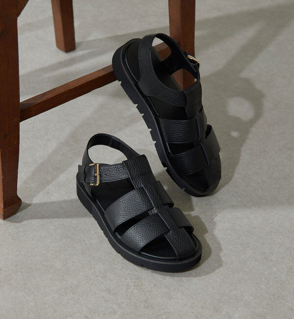  「【2.718】グルカサンダル」|サンダル|ブラック