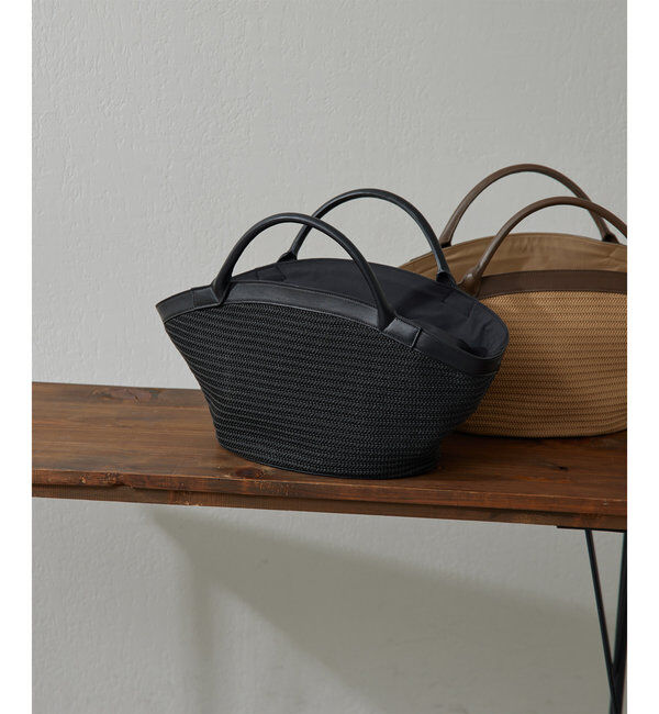  「【2.718】コンビバスケット」|トートバッグ|ブラック