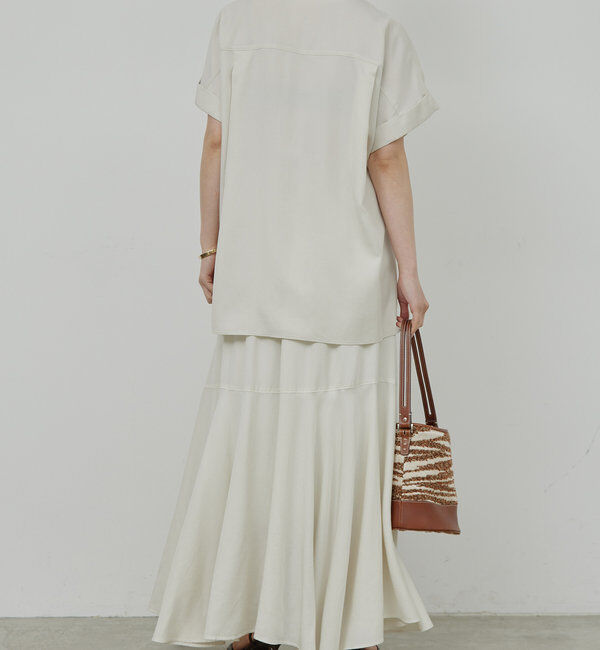  「【セットアップ対応】ミリタリーハーフスリーブシャツ」|シャツ・ブラウス|