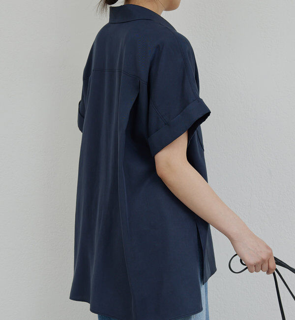  「【セットアップ対応】ミリタリーハーフスリーブシャツ」|シャツ・ブラウス|