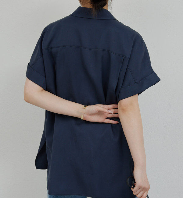  「【セットアップ対応】ミリタリーハーフスリーブシャツ」|シャツ・ブラウス|