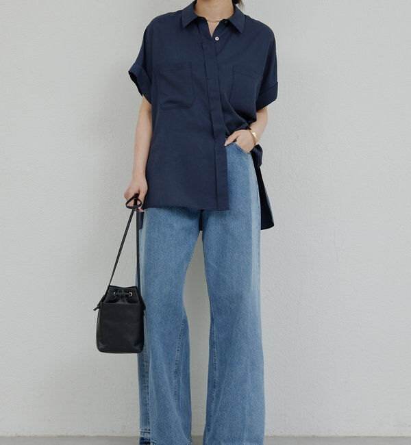  「【セットアップ対応】ミリタリーハーフスリーブシャツ」|シャツ・ブラウス|