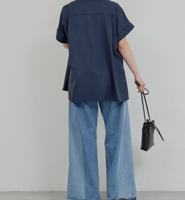  「【セットアップ対応】ミリタリーハーフスリーブシャツ」|シャツ・ブラウス|