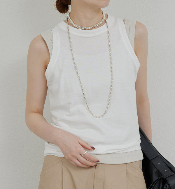  「レイヤードセットタンクトップ」|Tシャツ・カットソー|