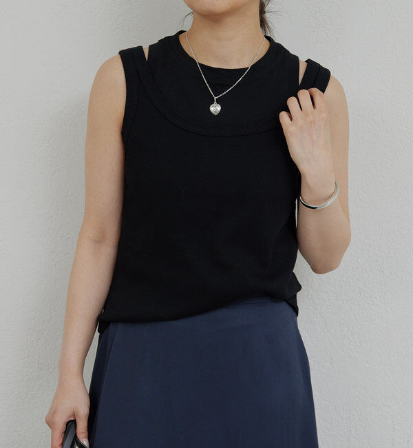  「レイヤードセットタンクトップ」|Tシャツ・カットソー|