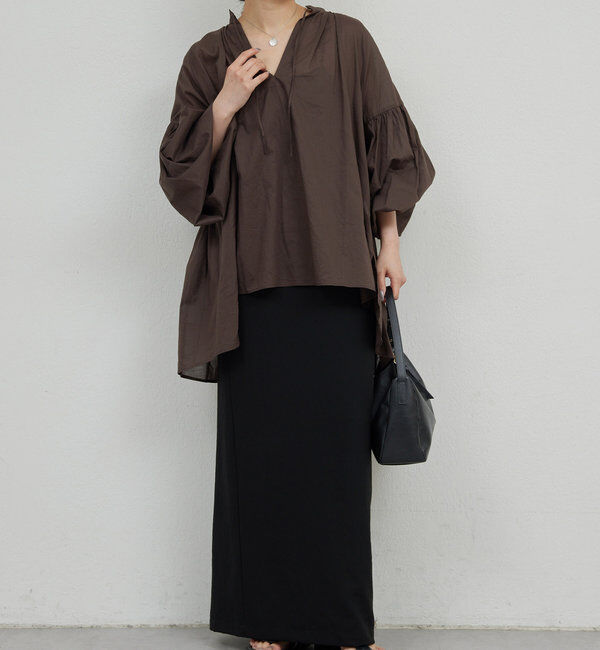  「コットンローンチュニック」|シャツ・ブラウス|