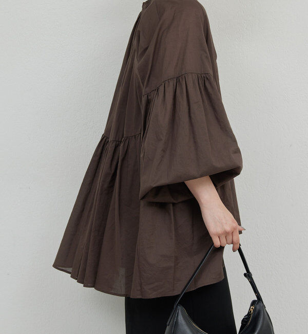  「コットンローンチュニック」|シャツ・ブラウス|