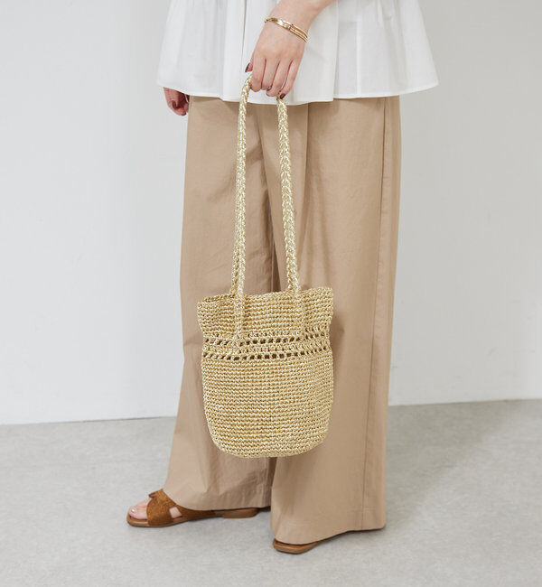  「【2.718】コードメッシュバッグ」|トートバッグ|