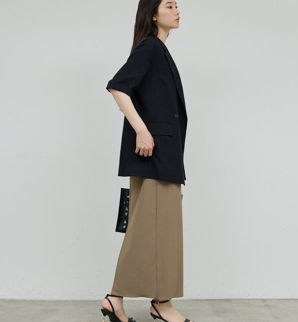  「【3サイズ展開】ストレッチマキシキャミワンピース」|ワンピース|