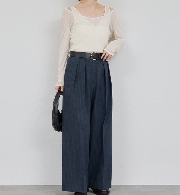  「シアーレイヤードカットソー」|Tシャツ・カットソー|