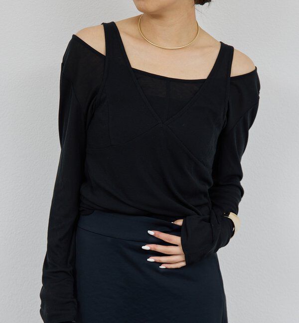  「シアーレイヤードカットソー」|Tシャツ・カットソー|