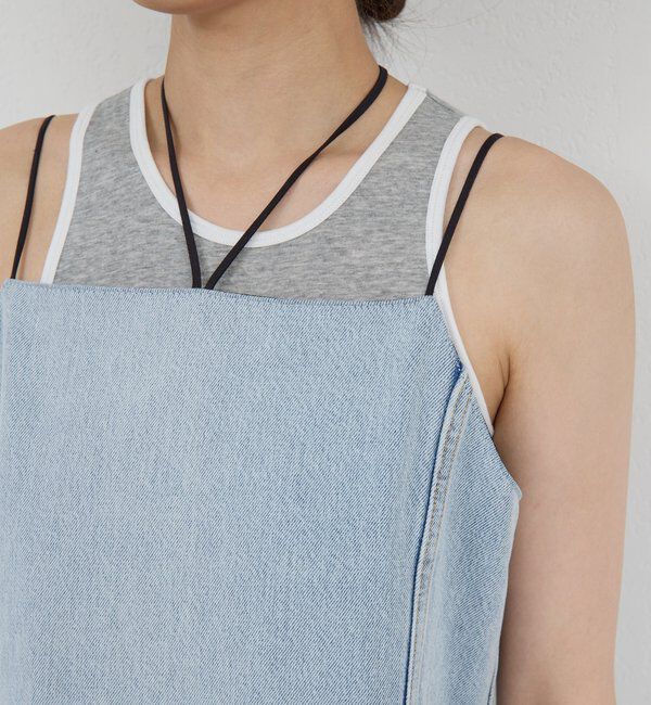  「【PEAS】リメイクデニムドレス」|ワンピース|