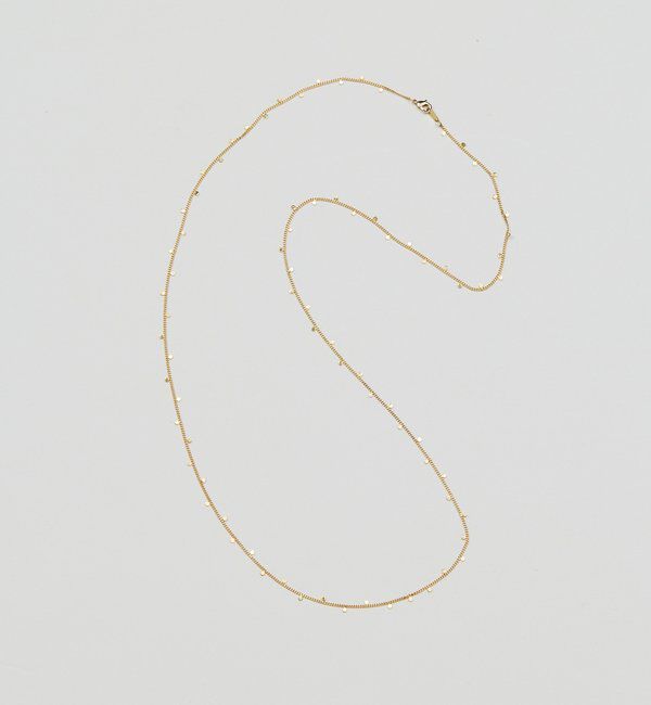  「ポルカドットチェーンネックレス」|リング|