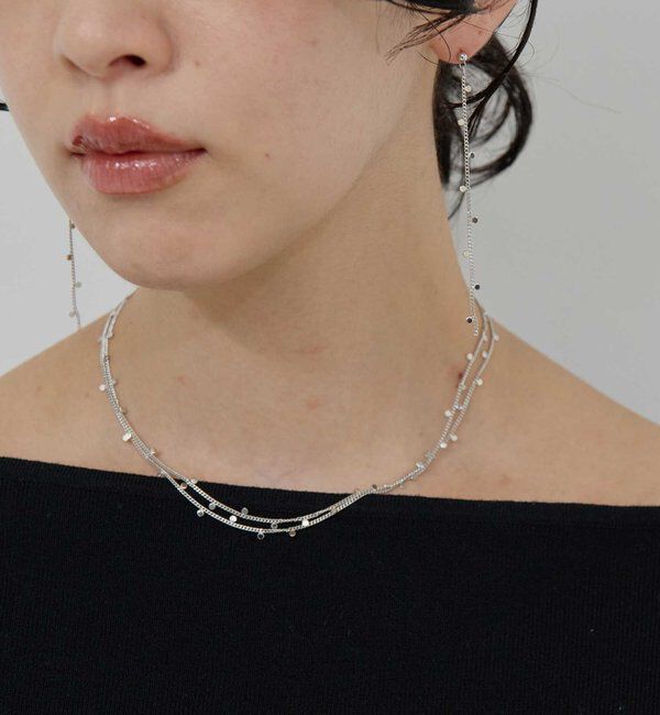  「ポルカドットチェーンネックレス」|リング|