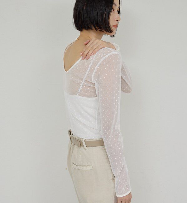  「【2way】チュールプルオーバー」|Tシャツ・カットソー|