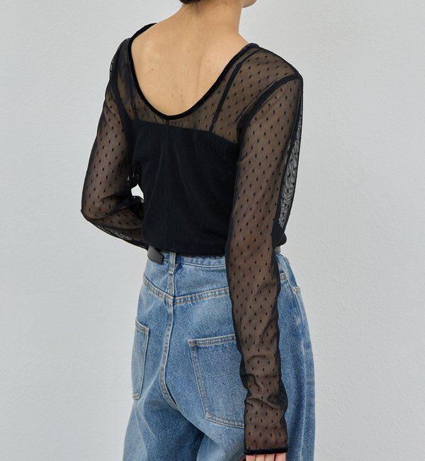  「【2way】チュールプルオーバー」|Tシャツ・カットソー|