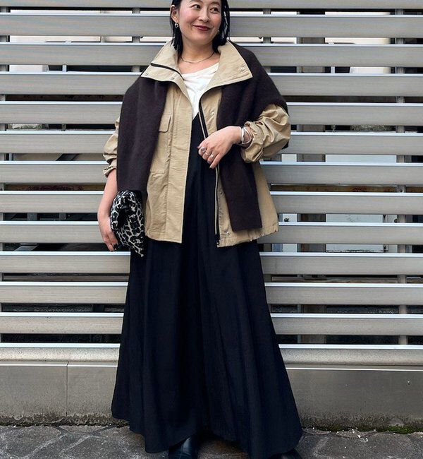  「【CHIKAコラボ】ハイカラーブルゾン」|ブルゾン・スタジャン|