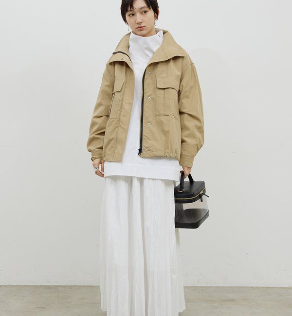  「【CHIKAコラボ】ハイカラーブルゾン」|ブルゾン・スタジャン|