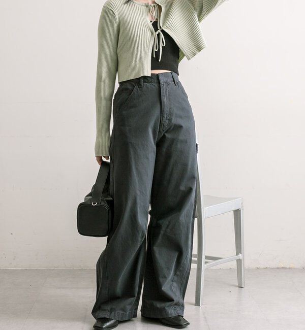  「【5色展開】ラメリボンカーディガン」|カーディガン|