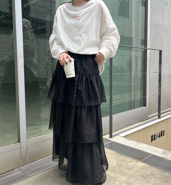  「[mline]ティアードスカート」|スカート|