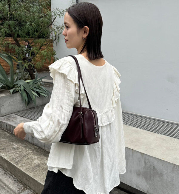  「襟フリルブラウス」|シャツ・ブラウス|