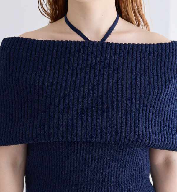  「ブークレオフショルニット」|ニット・セーター|