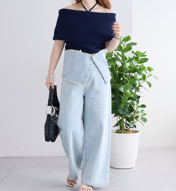  「ブークレオフショルニット」|ニット・セーター|