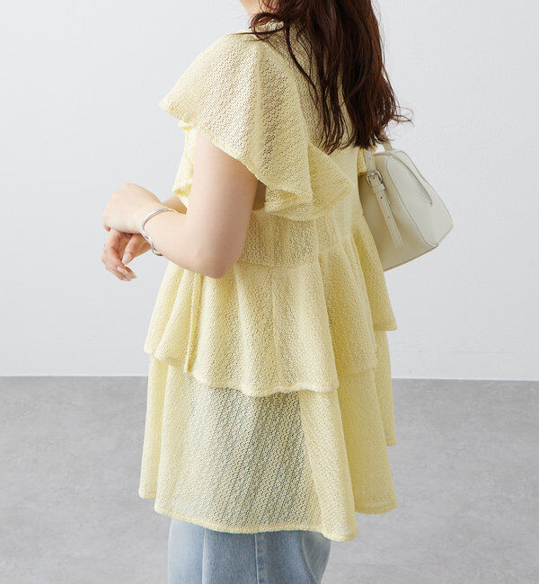  「ペプラムリボンチュニック」|シャツ・ブラウス|