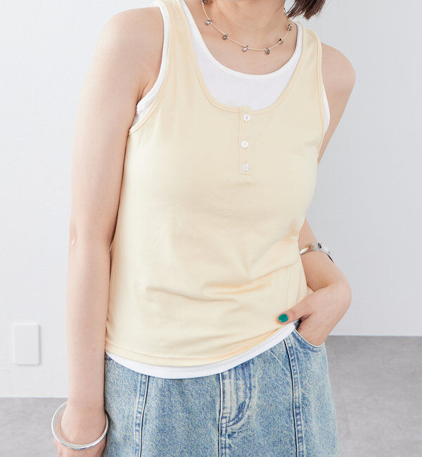  「レイヤードタンク」|キャミソール|